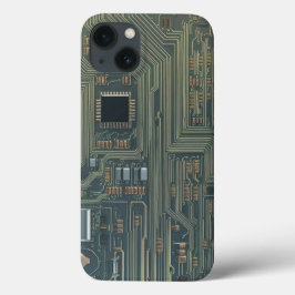 Funda Para iPhone 13 Estuche de teléfono de la placa de circuito
