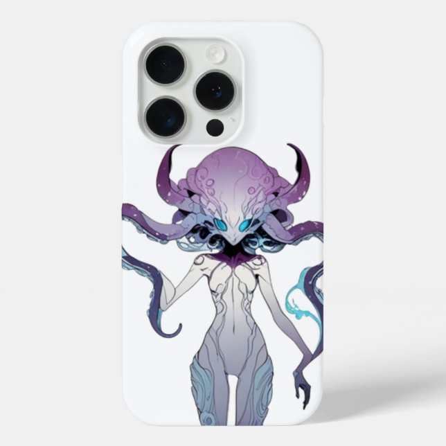 Funda De Case-Mate Para iPhone Estuche de teléfono de Lady tentacle (Reverso )