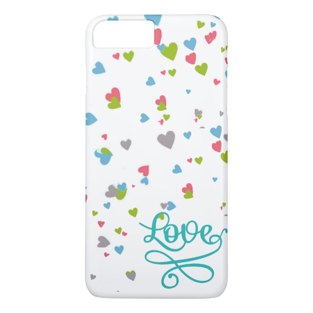 Funda De Case-Mate Para iPhone Estuche de teléfono de Love Hearts (Reverso)