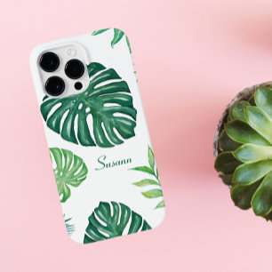 Funda Para iPhone 14 Pro Max De Case-Mate Estuche de teléfono de patrón de hoja tropical