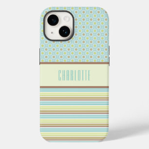 Funda Para iPhone 14 De Case-Mate Estuche de teléfono de patrón verde lima y Verde a