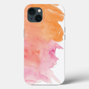 Funda Para iPhone 13 Estuche de teléfono de pinturas de color rosa y Na
