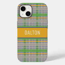 Estuche de teléfono de Plaid de Madras Personaliza
