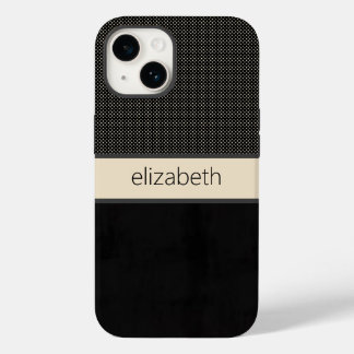 Funda Para iPhone 14 De Case-Mate Estuche de teléfono de puntos negros personalizado