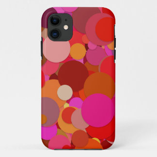 Funda Para iPhone 11 estuche de teléfono de red dot confetti