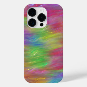 Funda Para iPhone 14 Pro De Case-Mate Estuche de teléfono de vidrio arcoiris fundido