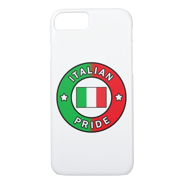 Funda De Case-Mate Para iPhone Estuche de teléfono del Orgullo Italiano (Reverso)