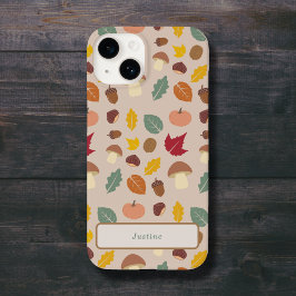 Funda Para iPhone 14 De Case-Mate Estuche de teléfono del patrón de otoño