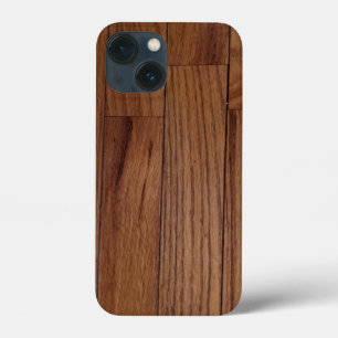 Funda Para iPhone 13 Mini Estuche de teléfono del piso de madera