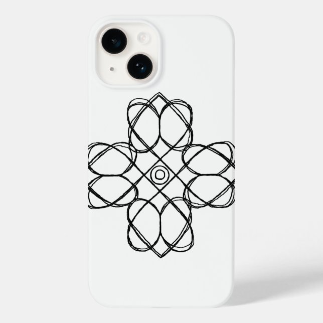Funda De Case-Mate Para iPhone Estuche de teléfono, diseño cruzado (Reverso )