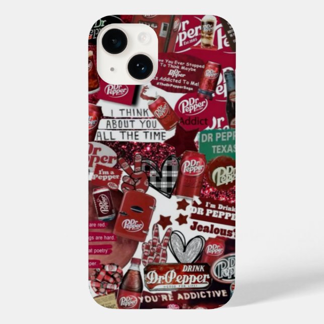 Funda De Case-Mate Para iPhone Estuche de teléfono Dr. Pepper (Reverso )
