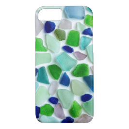 Funda Para iPhone 8/7 Estuche de teléfono estilo de vidrio marino de col