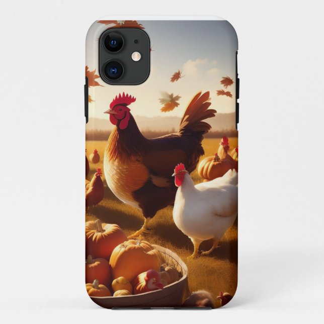 Funda De Case-Mate Para iPhone Estuche de teléfono, Estuche de teléfono de gallo, (Reverso)