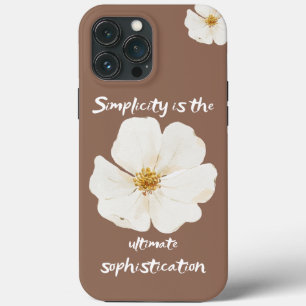 Funda Para iPhone 13 Pro Max Estuche de teléfono floral con la elegancia de la