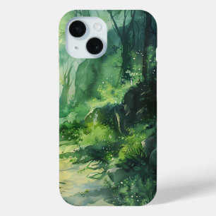 Funda Para iPhone 15 Estuche de teléfono forestal encantado