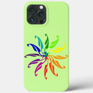 Funda Para iPhone 13 Pro Max Estuche de teléfono - Forma de hoja Rueda de color