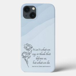 Funda Para iPhone 13 Estuche de teléfono Inspirador Blue Jane Austen