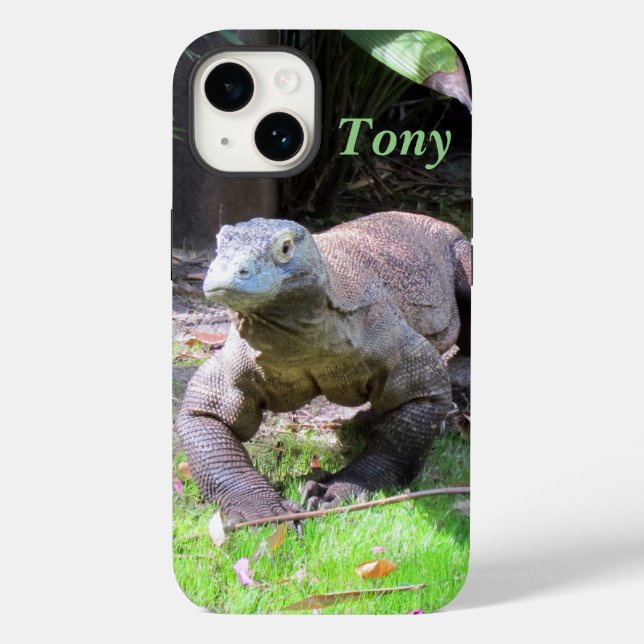 Funda De Case-Mate Para iPhone Estuche de teléfono Komodo Dragon personalizado (Reverso )