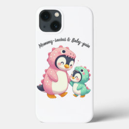 Funda Para iPhone 13 Estuche de teléfono mami-aurus y Baby-Guin