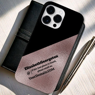 Funda Para iPhone 14 Pro Max De Case-Mate Estuche de teléfono - metal falso rosa