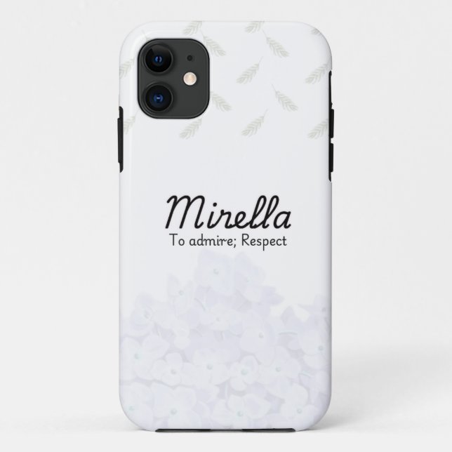 Funda De Case-Mate Para iPhone Estuche de teléfono Mirella (Reverso)