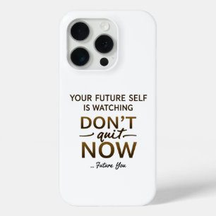 Funda Para iPhone 15 Pro Estuche de teléfono motivacional - No se vaya ahor