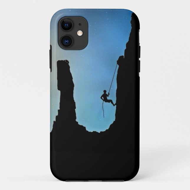Funda De Case-Mate Para iPhone Estuche de teléfono Mountain Climbing (Reverso)