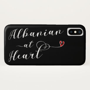 title_seo2 Estuche de teléfono móvil albanés en el corazón, A