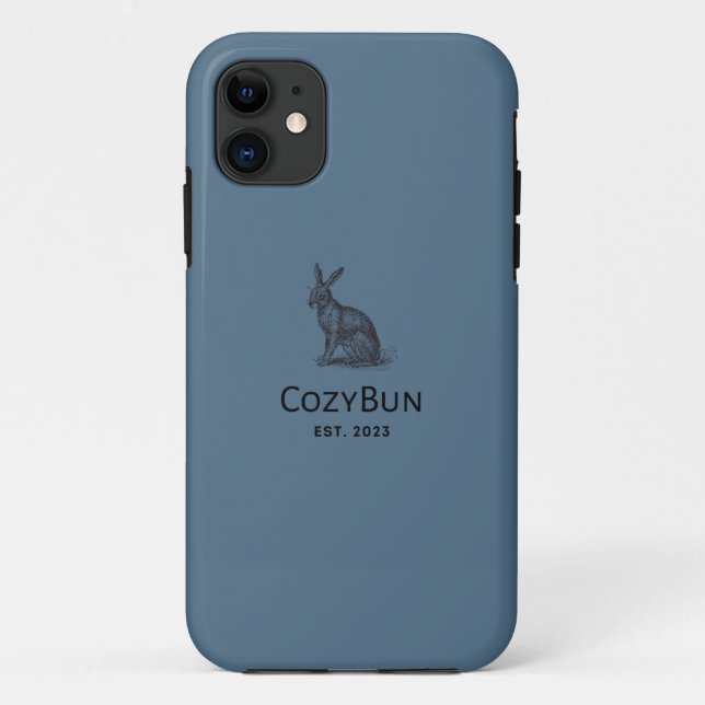 Funda De Case-Mate Para iPhone Estuche de teléfono móvil CozyBun (Reverso)