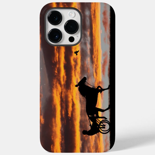 Funda De Case-Mate Para iPhone Estuche de teléfono móvil de caballo de carreras e (Reverso )