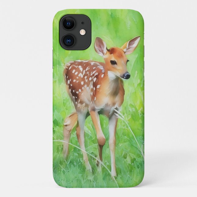 Funda De Case-Mate Para iPhone Estuche de teléfono para animales salvajes Cute Ba (Reverso)