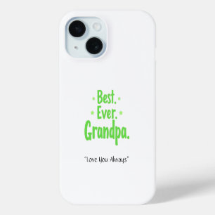 Funda Para iPhone 15 Estuche de teléfono para el mejor abuelo de la his