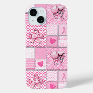 Funda Para iPhone 15 Estuche de teléfono para el patrón de Quilt de Con
