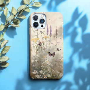 Funda Para iPhone 14 De Case-Mate Estuche de teléfono para flores silvestres y marip
