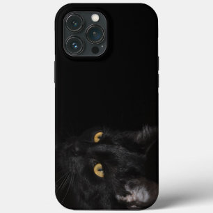 title_seo2 Estuche de teléfono para gato negro - HAMbyWhiteGl