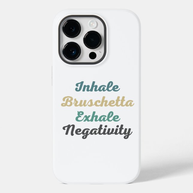 Funda De Case-Mate Para iPhone Estuche de teléfono para inhalación de negatividad (Reverso )