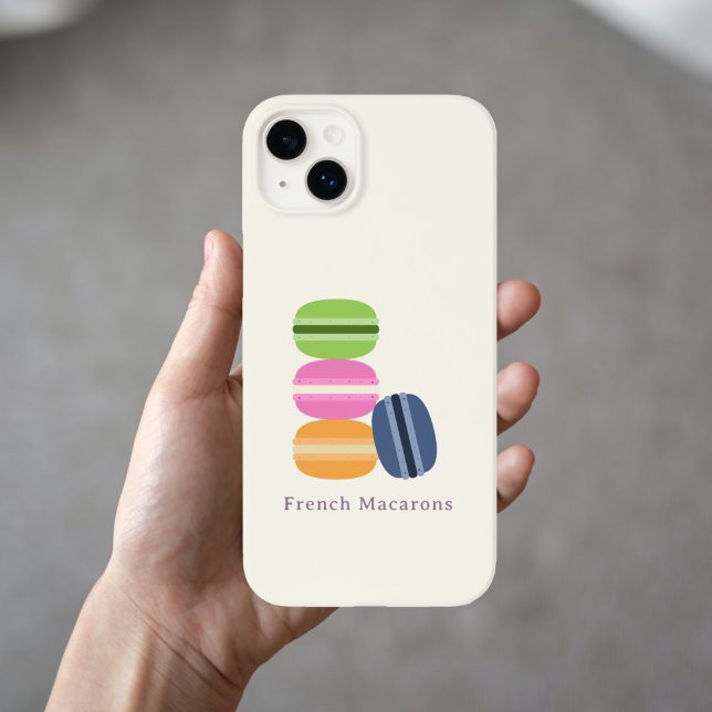 Funda De Case-Mate Para iPhone Estuche de teléfono para macarons franceses (French Macarons Phone Case)