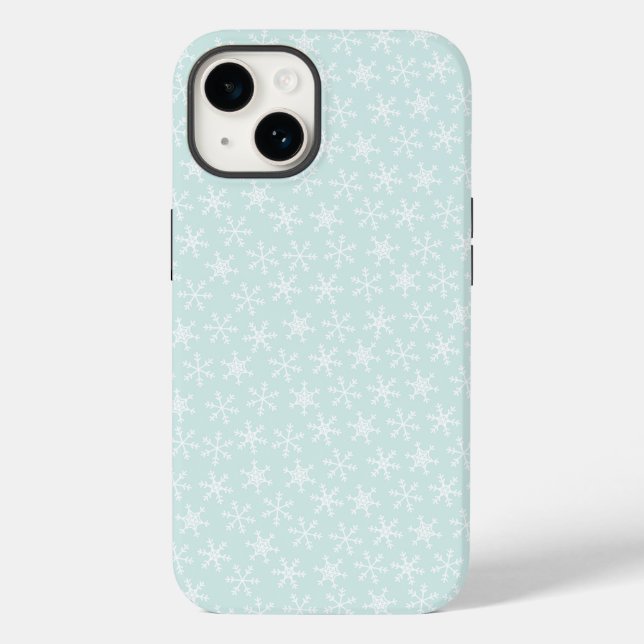 Funda De Case-Mate Para iPhone Estuche de teléfono para Snowflakes con bonito (Reverso )