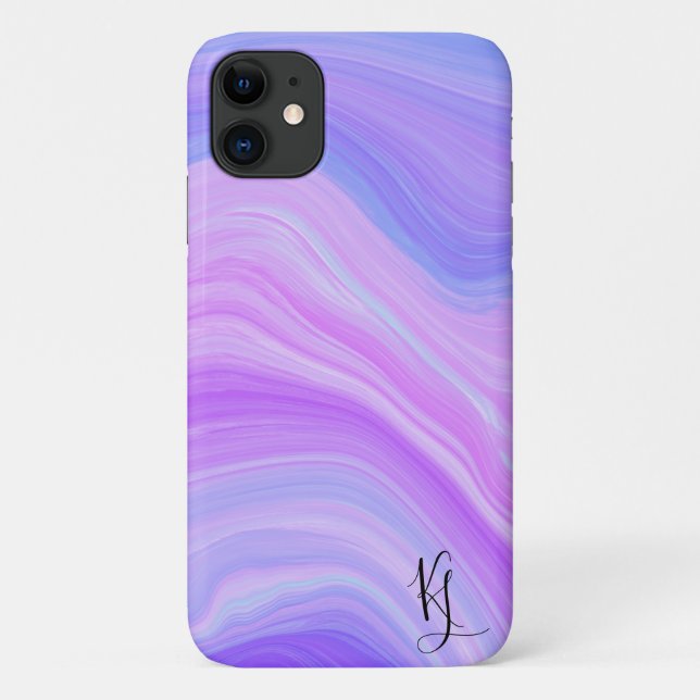 Funda De Case-Mate Para iPhone Estuche de teléfono personalizado de Marble Agate (Reverso)