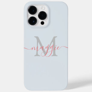 Funda Para iPhone 14 Pro Max De Case-Mate Estuche de teléfono personalizado monograma de esc