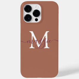 Funda Para iPhone 14 Pro Max De Case-Mate Estuche de teléfono personalizado monograma de esc