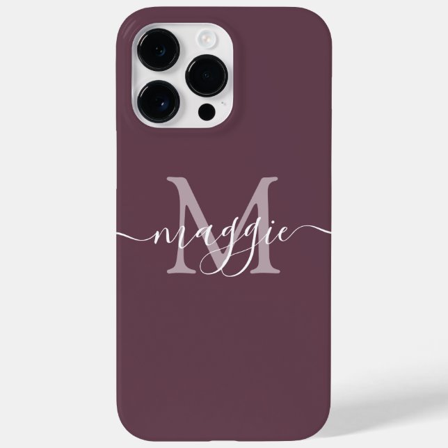 Funda De Case-Mate Para iPhone Estuche de teléfono personalizado monograma de esc (Reverso)