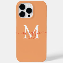 Funda Para iPhone 14 Pro Max De Case-Mate Estuche de teléfono personalizado monograma de esc