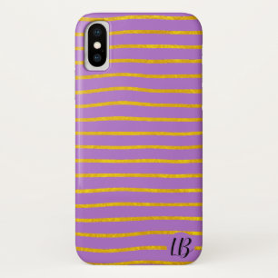 Funda Para iPhone X Estuche de teléfono personalizado para franjas de