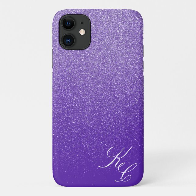 Funda De Case-Mate Para iPhone Estuche de teléfono personalizado Violet Shimmer D (Reverso)
