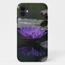 Estuche de teléfono Purple Waterlily