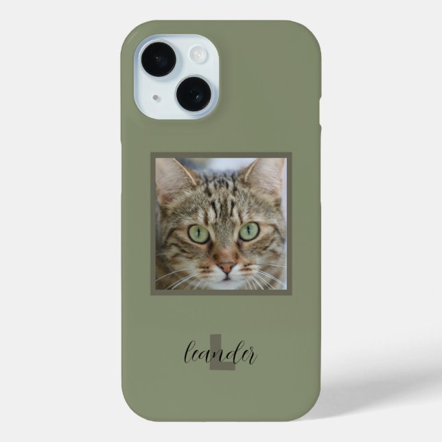 Funda De Case-Mate Para iPhone Estuche de teléfono retrato para Mascota de Person (Reverso )
