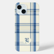 Estuche de teléfono revestido de azul clásico y cr