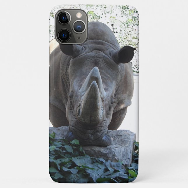 Funda De Case-Mate Para iPhone estuche de teléfono _ rhinoceros (Reverso)