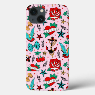 Funda Para iPhone 13 estuche de teléfono Rockabilly